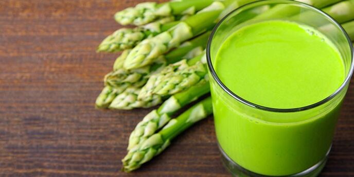 Asparagus juice to treat prostatitis
