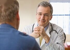 To address a specialist with symptoms of prostatitis