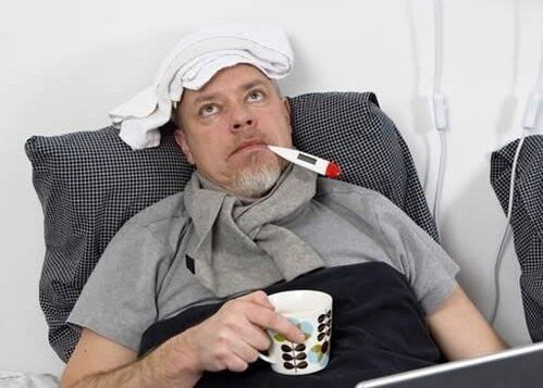 Temperature with prostatitis