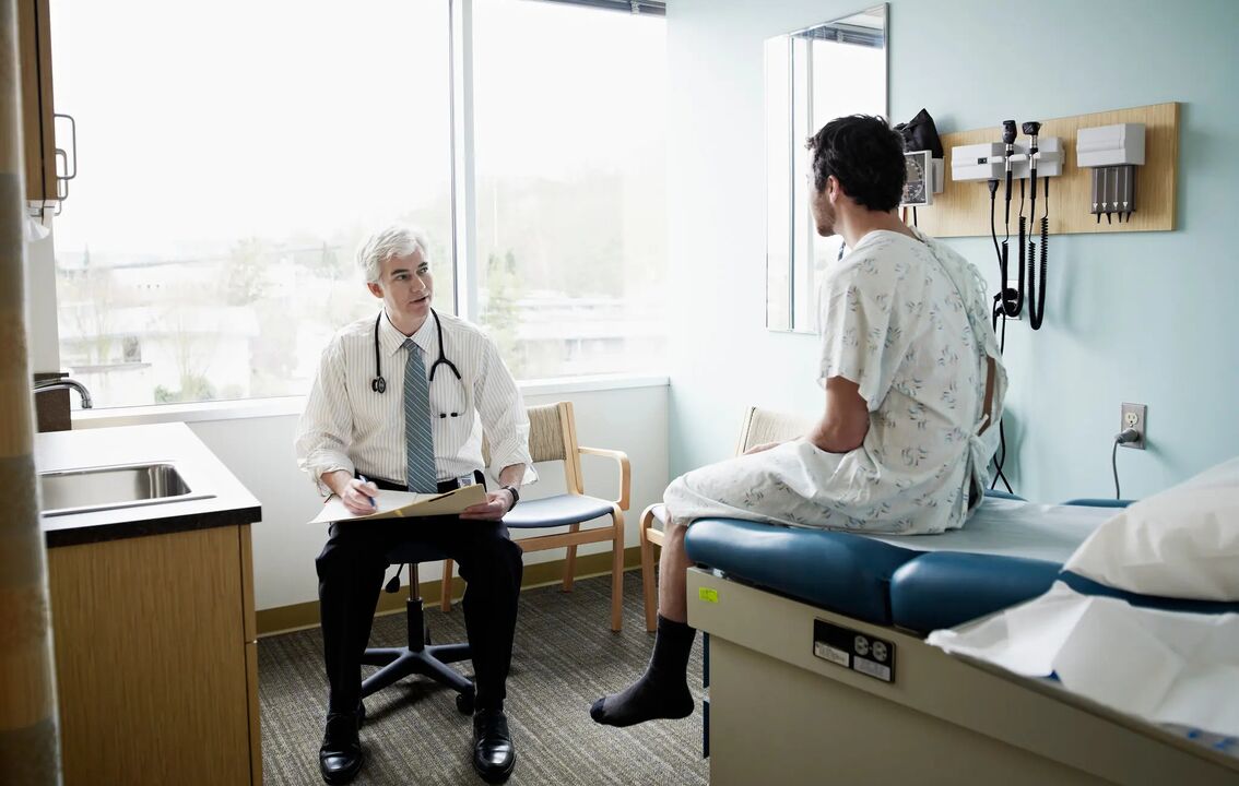 To detect prostatitis, it is very important for a man to undergo a complete examination by a doctor.